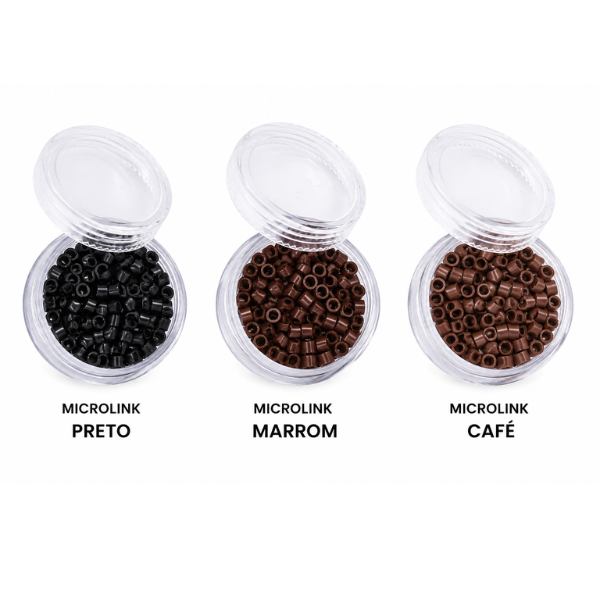 Nano Microlink para Mega Hair Alongamento Capilar Alta Fixação