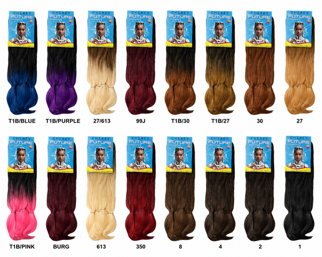 Jumbão Future Fibra Sintética para Tranças Box Braids Crochet Diversas Cores