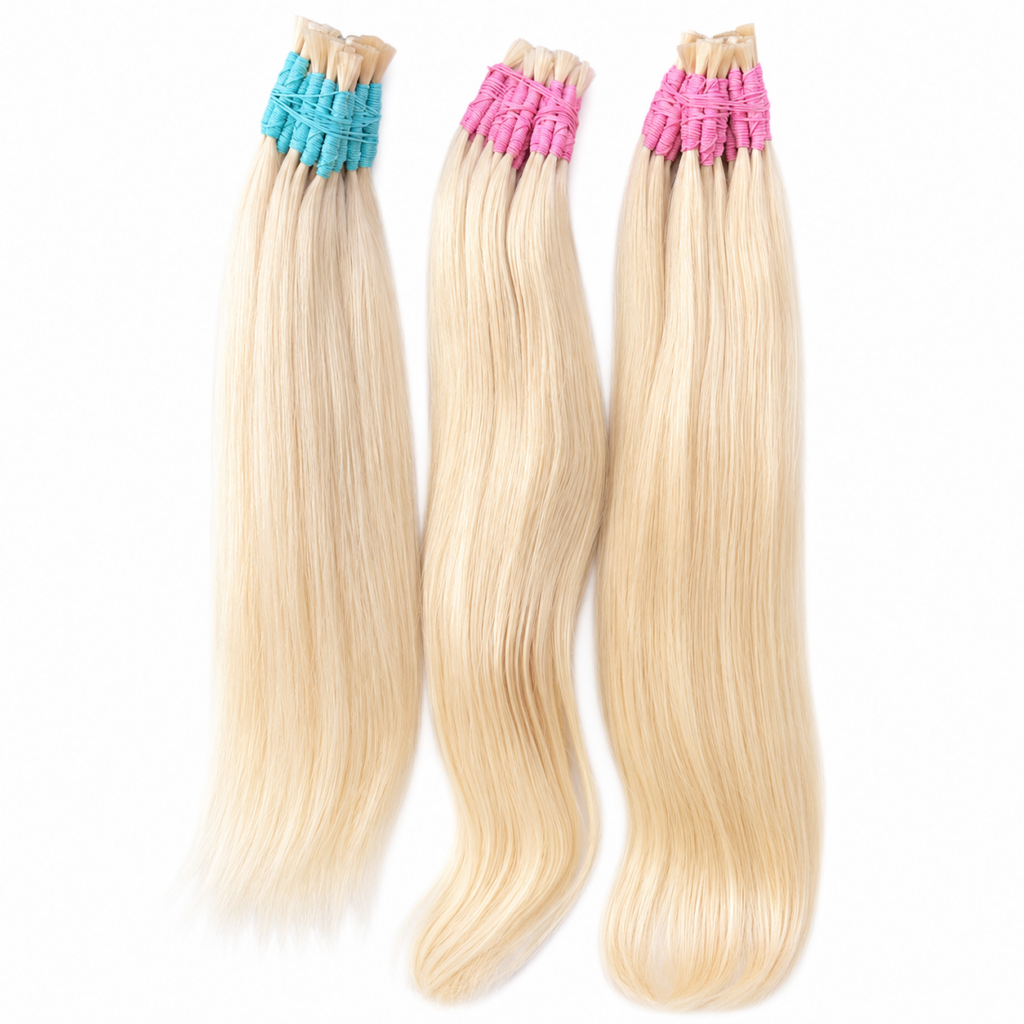 Cabelo Humano Loiro para Mega Hair Alongamento Diversos Tamanhos